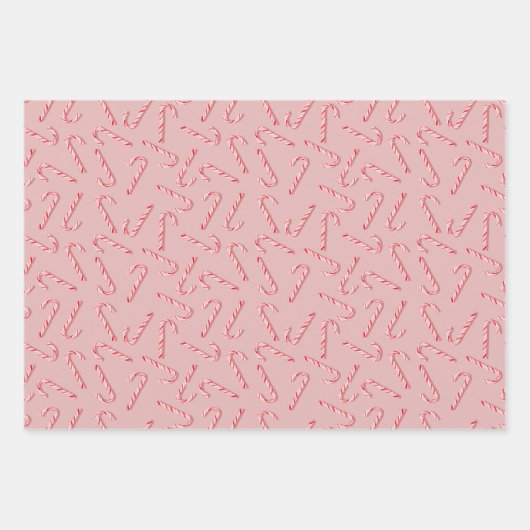 Candy Cane Inpakpapier Vel (Voorkant)