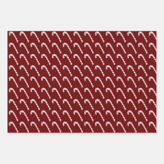 Candy Cane Inpakpapier Vel (Voorkant 2)