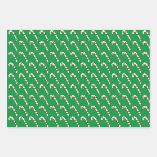 Candy Cane Inpakpapier Vel (Voorkant)