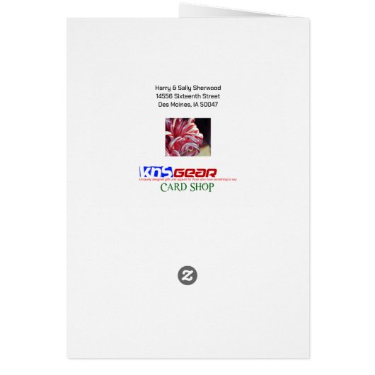 Candy Cane, Jingle Bells, Kerst Snoep Vakantie (Achterkant)