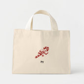 Candy Cane Joy Mini Tote Bag (Voorkant)