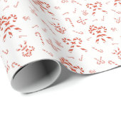 Candy Cane Jumble Cadeaupapier (Rol Hoek)