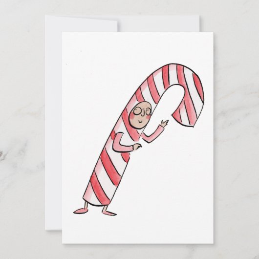 Candy Cane Kaart (Voorkant)