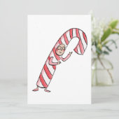 Candy Cane Kaart (Staand voorkant)