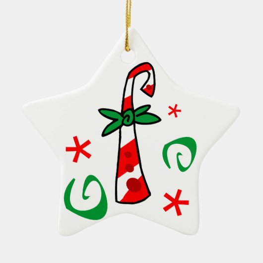 Candy Cane Keepsake Ornament (Voorkant)