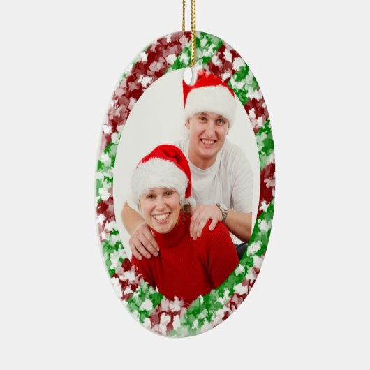 Candy Cane Keramisch Ornament (Rechts)