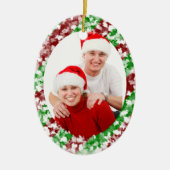 Candy Cane Keramisch Ornament (Voorkant)