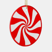 Candy Cane Keramisch Ornament (Rechts)