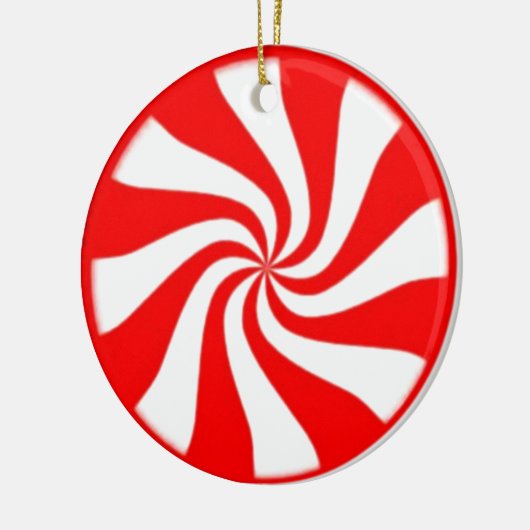 Candy Cane Keramisch Ornament (Links)