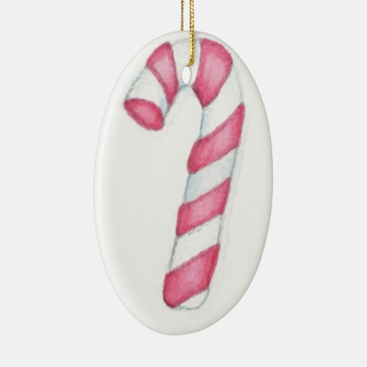 Candy Cane Keramisch Ornament (Rechts)