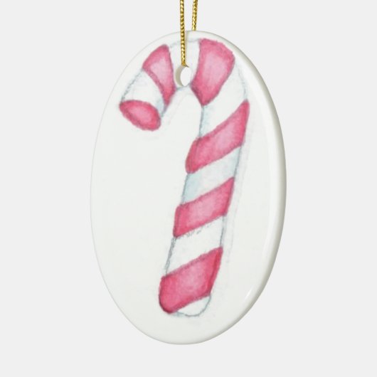 Candy Cane Keramisch Ornament (Links)