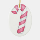 Candy Cane Keramisch Ornament (Voorkant)