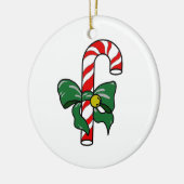 Candy Cane Keramisch Ornament (Links)