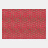 Candy Cane Kerst Wrapping Papier Bladen Inpakpapier Vel (Voorkant 2)