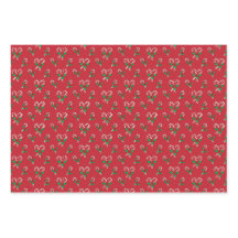 Candy Cane Kerst Wrapping Papier Bladen