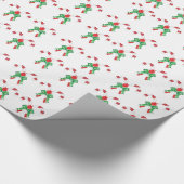 Candy Cane kerstcadeaupapier Cadeaupapier (Hoek)