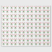 Candy Cane kerstcadeaupapier Cadeaupapier (Vlak)