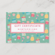 Candy Cane & Kerstcadeaus - Cadeaubon