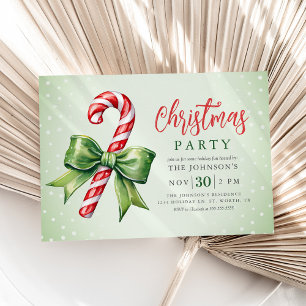 Candy Cane Kerstfeest Kaart