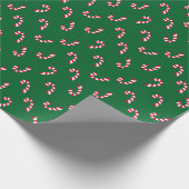 Candy Cane | Kerstfeestdag Cadeaupapier (Hoek)