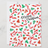 Candy Cane kerstKaart (Voorkant)