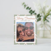 Candy Cane kerstKaart (Staand voorkant)