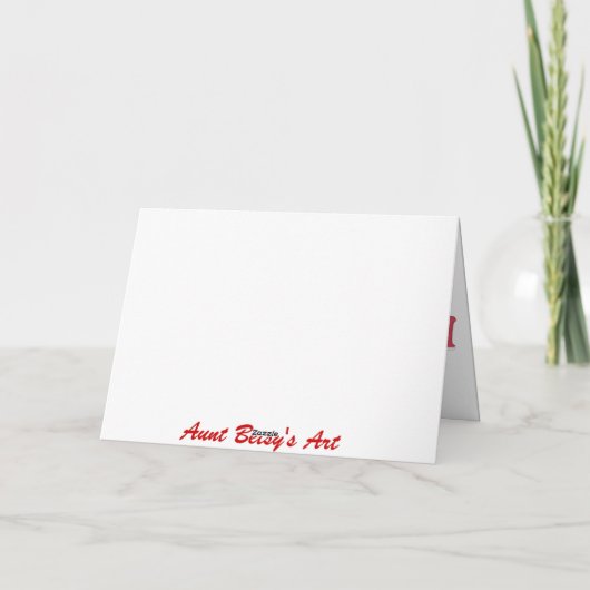 Candy Cane kerstKaart Feestdagen Kaart (Achterkant)