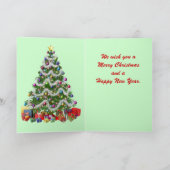 Candy Cane kerstKaart Feestdagen Kaart (Binnen)