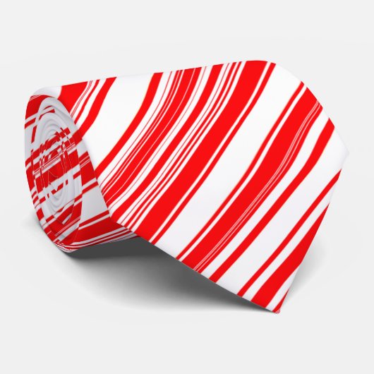 Candy Cane Kerstmis 4Jack Stropdas (Opgerold)