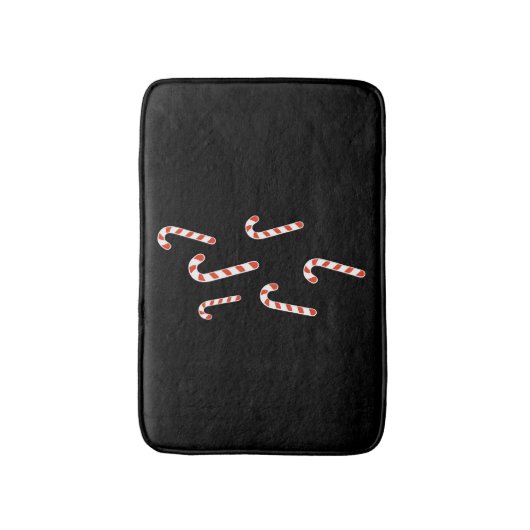 Candy Cane Kerstmis Badmat (Voorkant Verticaal)