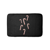 Candy Cane Kerstmis Badmat (Voorkant)