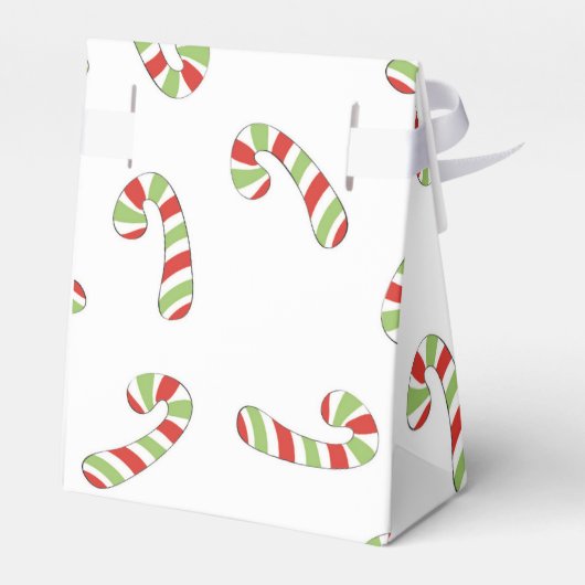 Candy Cane Kerstmis Bedankdoosjes (Achterkant)