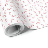 Candy Cane Kerstmis Cadeaupapier (Rol Hoek)