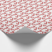 Candy Cane Kerstmis Cadeaupapier (Hoek)