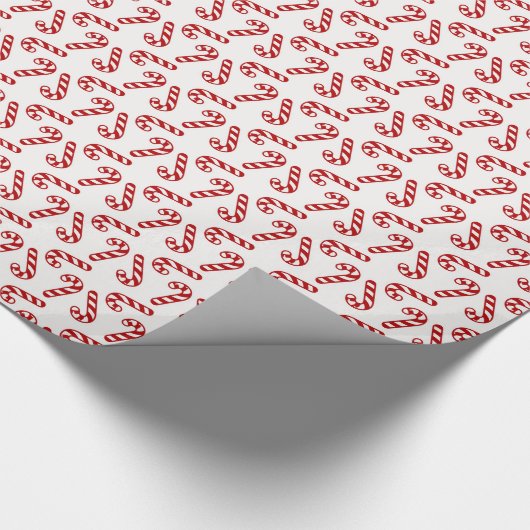 Candy Cane Kerstmis Cadeaupapier (Hoek)