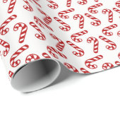 Candy Cane Kerstmis Cadeaupapier (Rol Hoek)