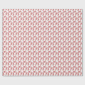 Candy Cane Kerstmis Cadeaupapier (Vlak)