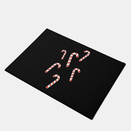 Candy Cane Kerstmis Deurmat (Schuin)
