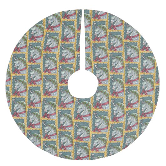 CANDY CANE KERSTMIS EENHOORN PAARD PONY BOOMROK KERSTBOOM ROK (Voorkant)