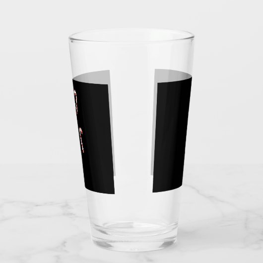 Candy Cane Kerstmis Glas (Links)