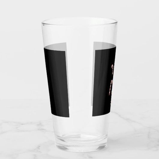 Candy Cane Kerstmis Glas (Rechts)