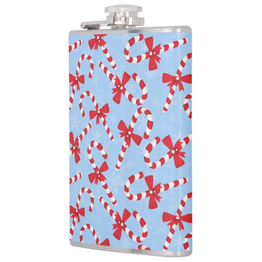 Candy Cane Kerstmis Heupfles (Links)