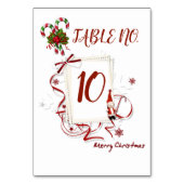 Candy Cane Kerstmis Kaart (Voorkant)