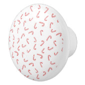 Candy Cane Kerstmis Keramische Knop (Rechts)