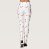 Candy Cane Kerstmis Leggings (Achterkant)