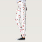 Candy Cane Kerstmis Leggings (Links)