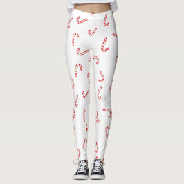 Candy Cane Kerstmis Leggings