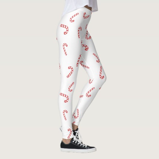 Candy Cane Kerstmis Leggings (Rechts)