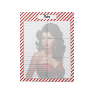 Candy Cane Kerstmis Notitieblok