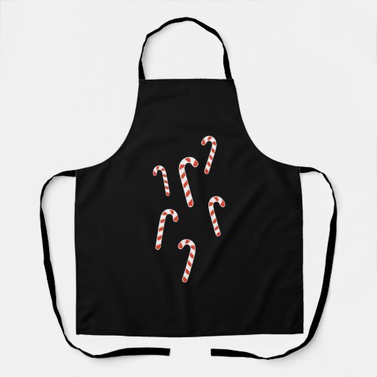 Candy Cane Kerstmis Schort (Voorkant)